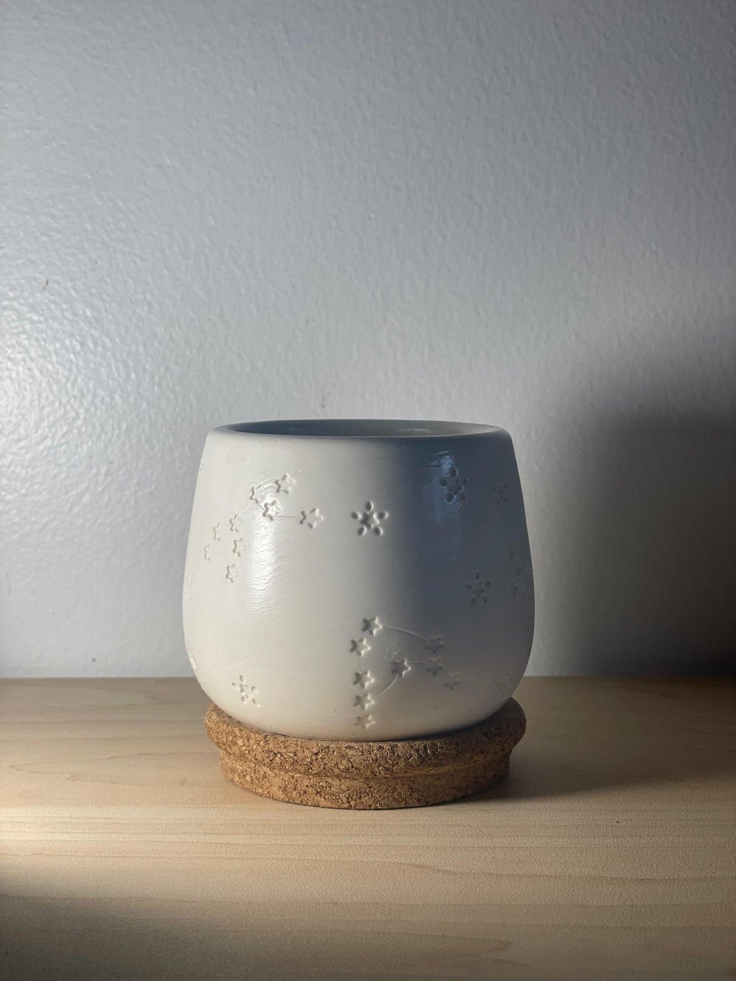 Pot constellation avec bougie