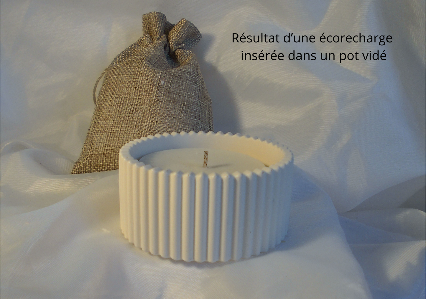 Éco-recharge pour petit pot Strié