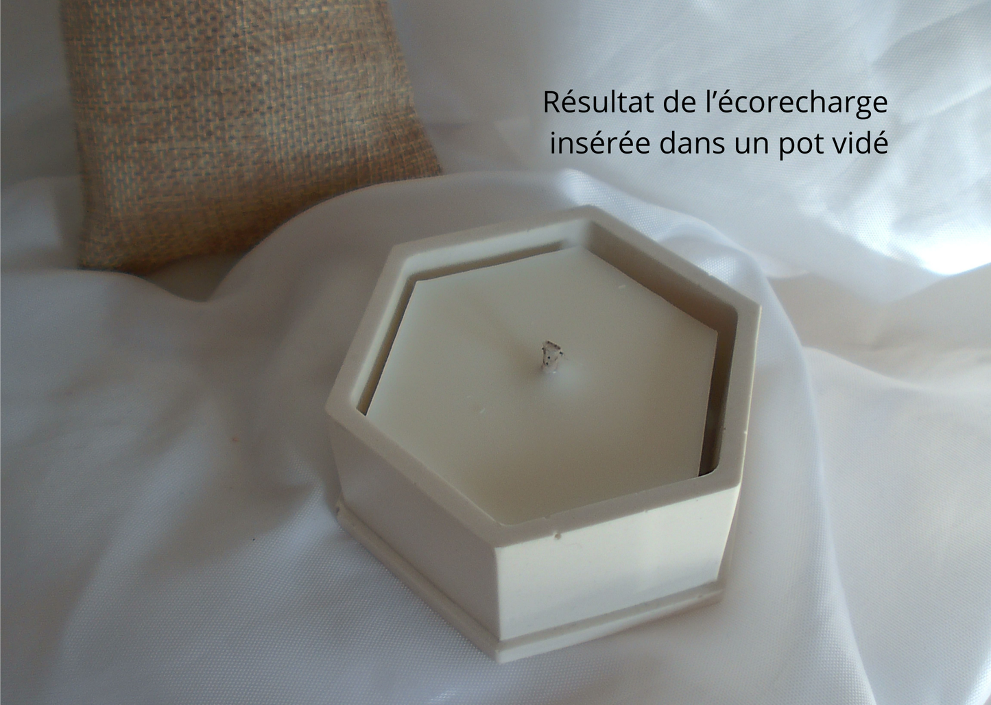 Ecorecharge pour pot hexagonal