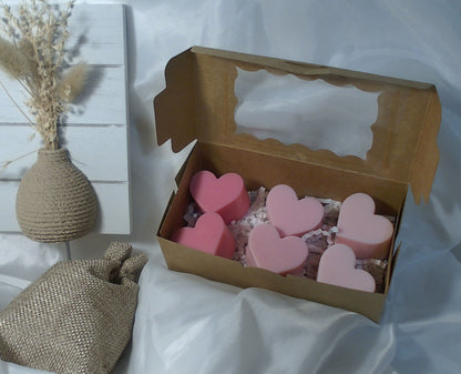 Fondants parfumés en forme de coeurs