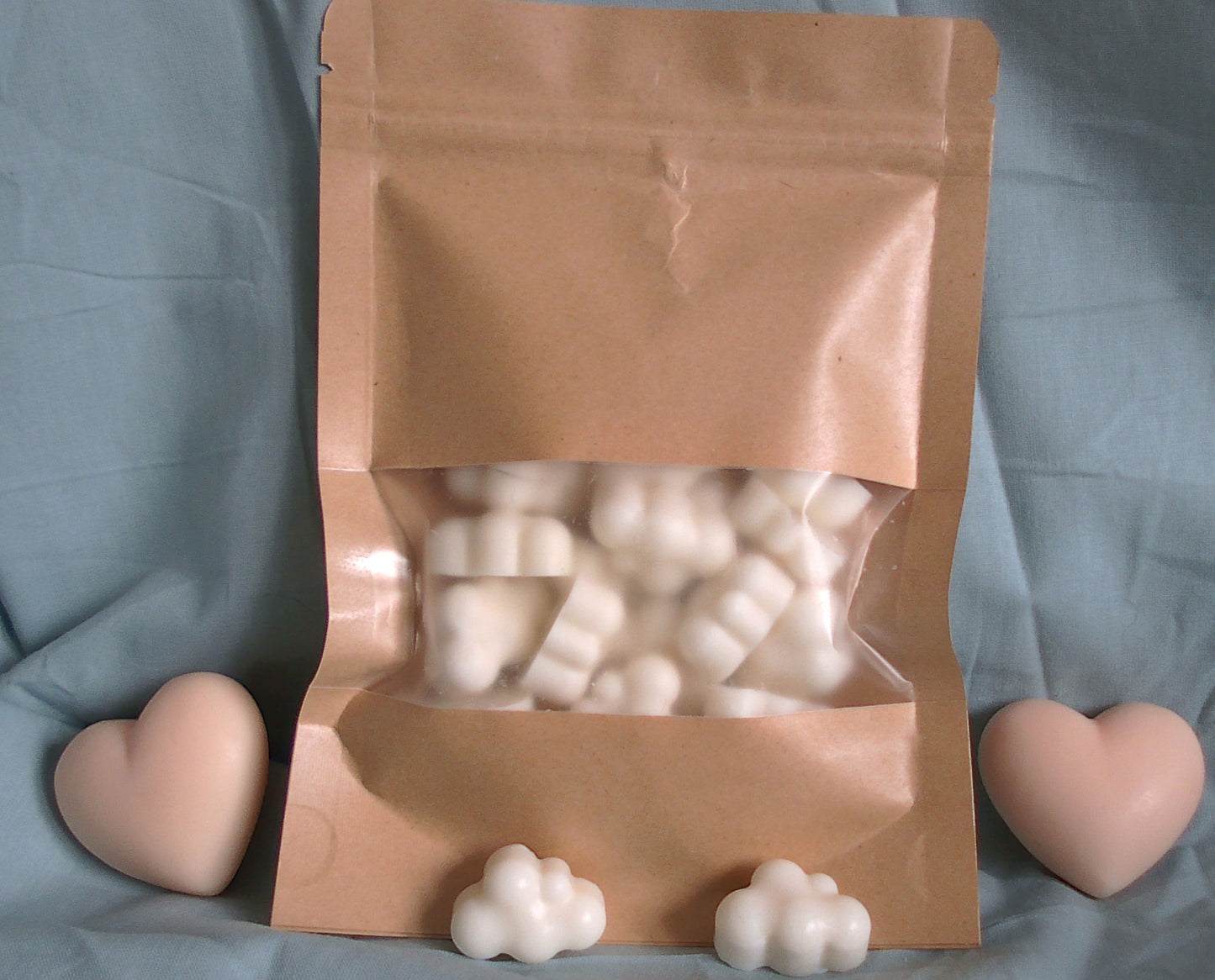 Sachet Fondants Nuages Parfumés | Cire de soja | Parfum de Grasse au choix | Fait main à Nice