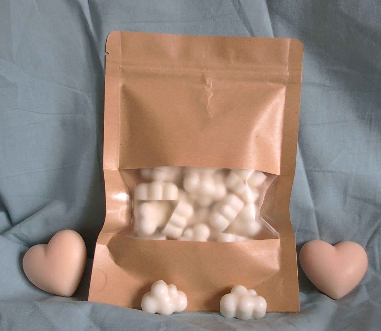 Sachet Fondants Nuages Parfumés | Cire de soja | Parfum de Grasse au choix | Fait main à Nice