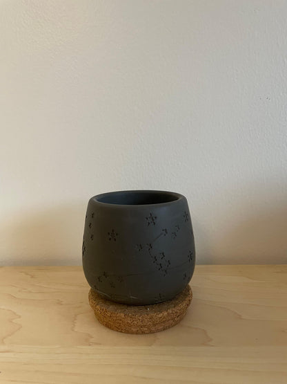 Pot constellation avec bougie