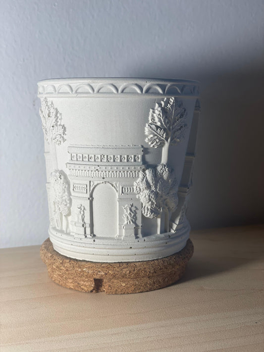 Pot en jesmonite Paris