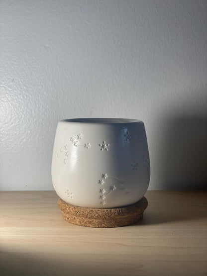 Pot constellation avec bougie