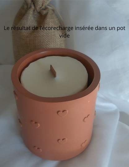 Ecorecharges pour pot à petits coeurs