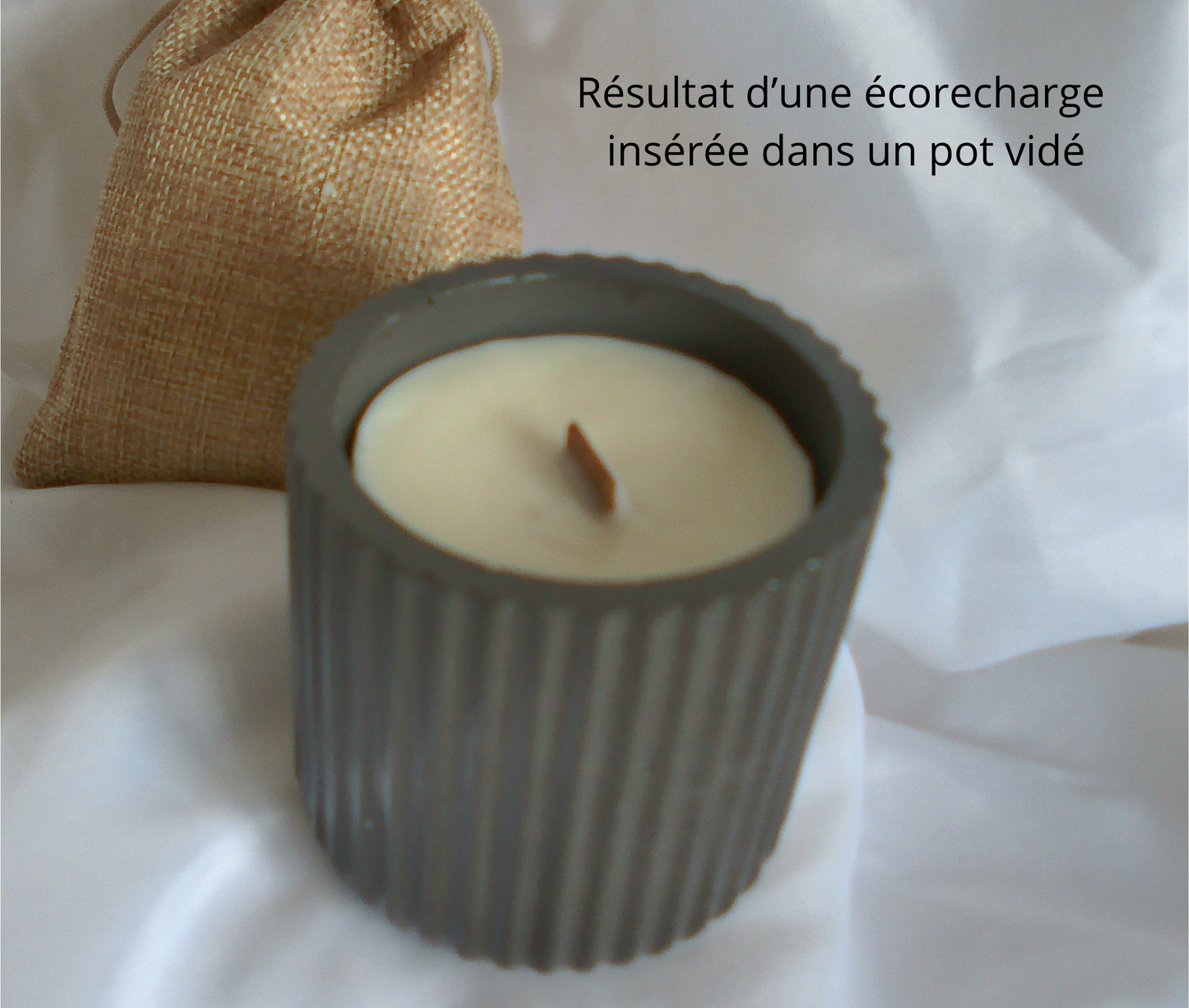Éco-recharge pour pot Strié