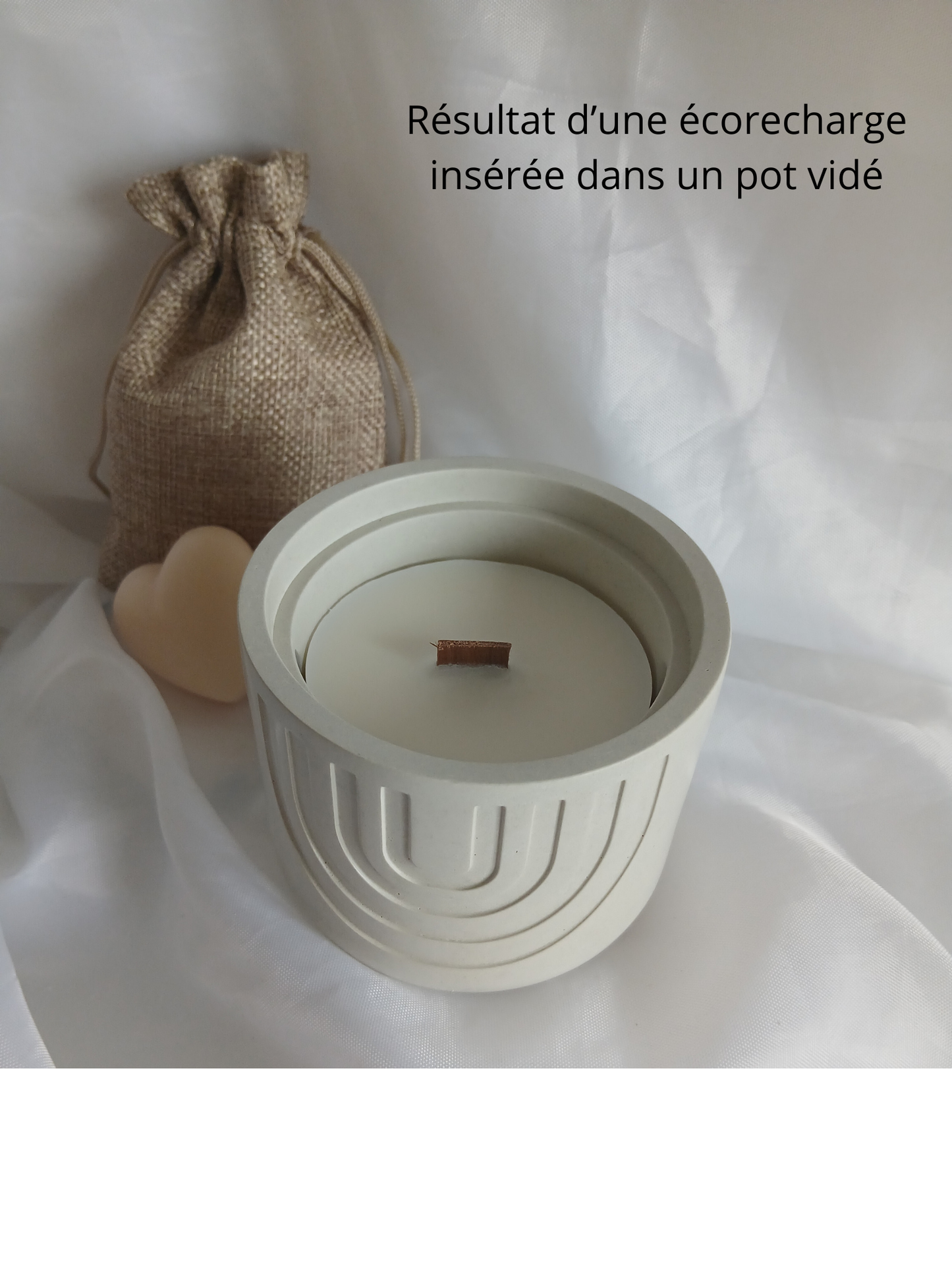 Éco-recharge Arcélia — Cire de soja naturelle 138g | Parfum de Grasse au choix | Compatible Arcélia