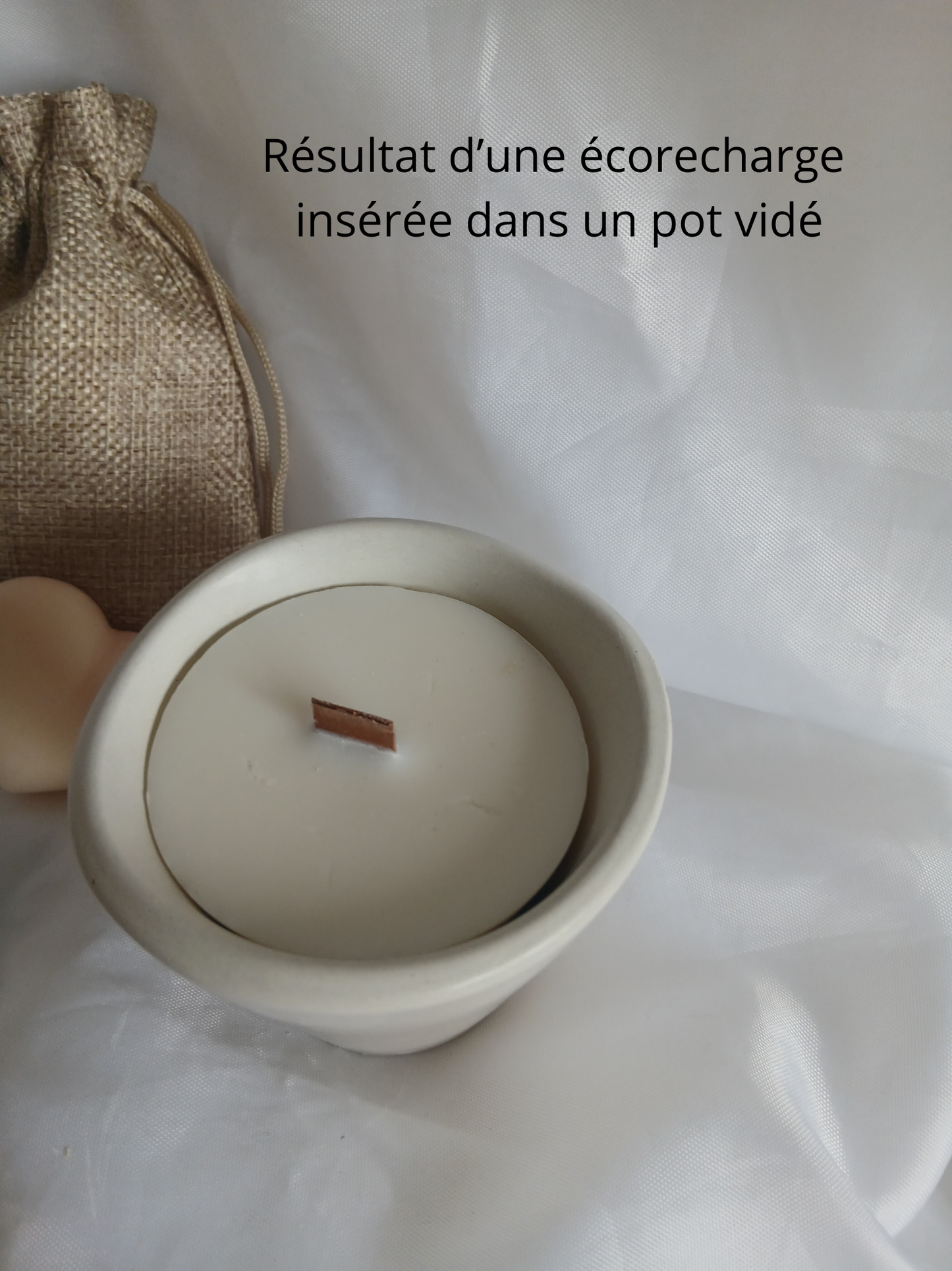 Éco-recharge Terréa — Cire de soja naturelle 86g | Parfum de Grasse au choix | Compatible Terréa