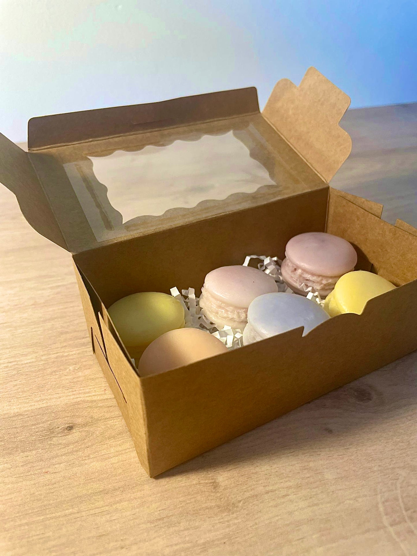Coffret de 6 fondants parfumés Macaron