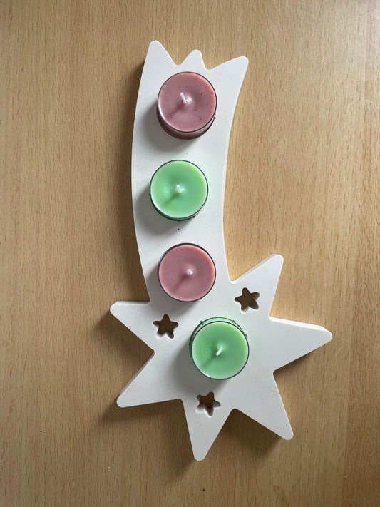 Centre de table bougie chauffe-plat