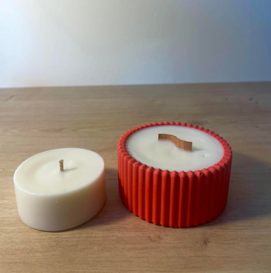 Éco-recharge pour petit pot Strié