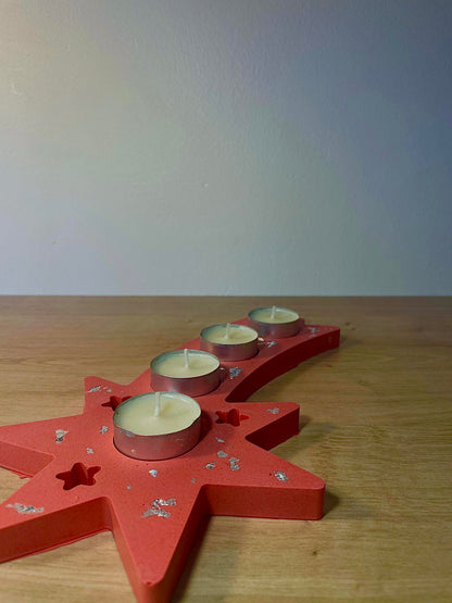 Centre de table bougie chauffe-plat