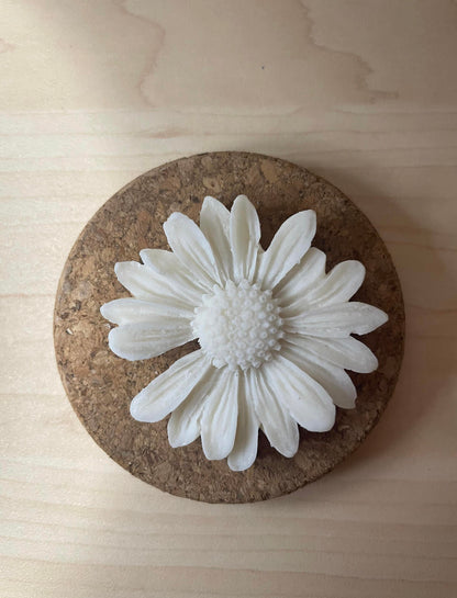 Naturéa - marguerite aimantée parfumée, cire de soja - Parfum au choix - Fait main à Nice